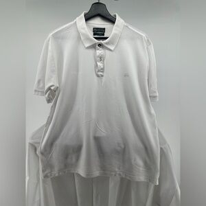 Luigi Fusaro white cotton polo